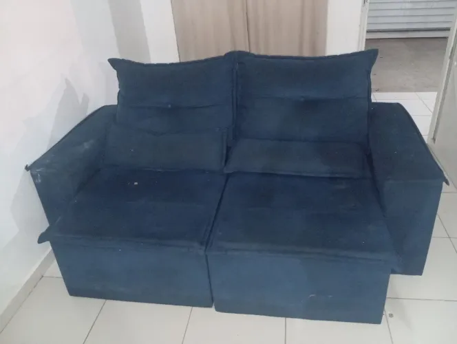 Sofá retrátil reclinável 
