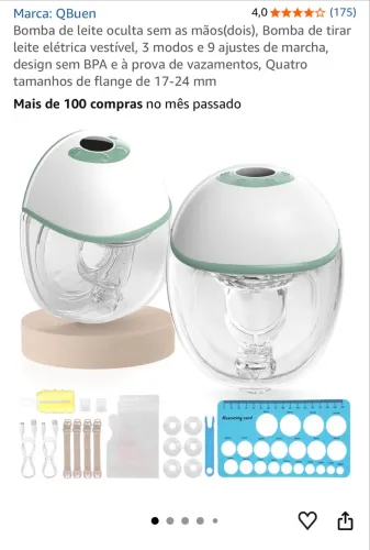 Bomba de leite oculta