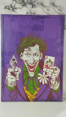 Quadro Oficial Icônico Clássico do Coringa Vilão da DC Comics R$:100 Reais