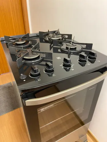 Fogão Electrolux 4 Bocas Efficient Cinza/Inox - Estado de Novo