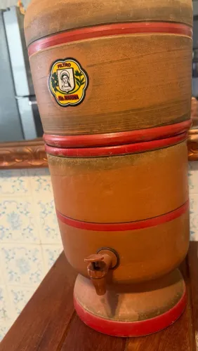 Filtro de barro 12 l 2 velas
