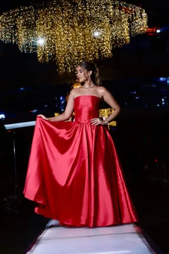 Vestido de festa vermelho