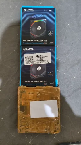 Vende Semi zero Fan Gamer Lian Li Uni Fan Sl Wireless Preto 120mm Pwm Argb - 12SL1W1B<br>