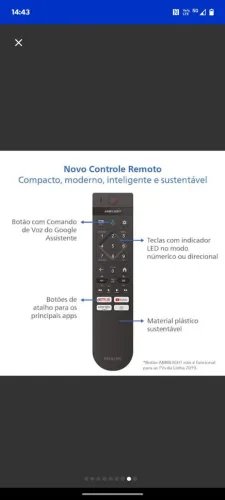 Tv 75 polegada plilips