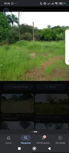Vende se um terreno 10 por 40 de fundo 