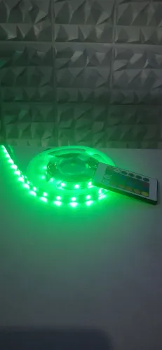 Fita de led rgb 5050 colorida com 5 mt