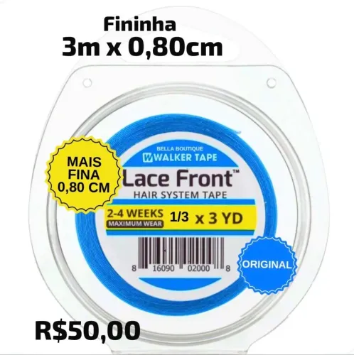 Fita adesiva P/ Mega Hair e Prótese 