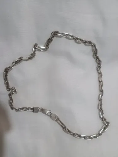 CORDÃO DE PRATA 950 PESADO CURTO