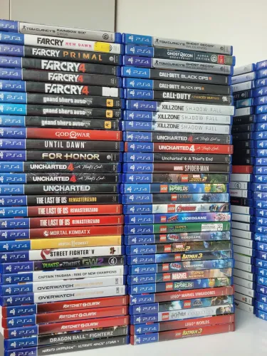 Jogos originais de Playstation 4 a partir de R$50,00 (Aceito Cartão)