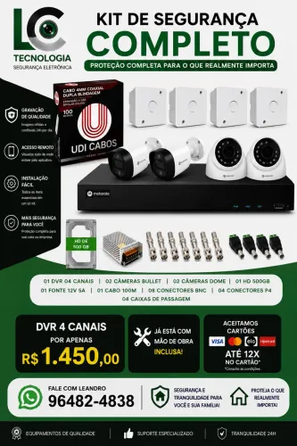 KIT DE SEGURANÇA