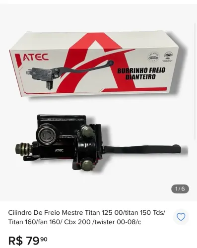 Burrinho freio dianteiro para fazer, YBR Lander factor 125