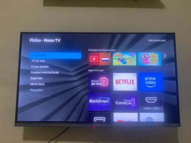 Televisão 32 polegada 2 meses de uso