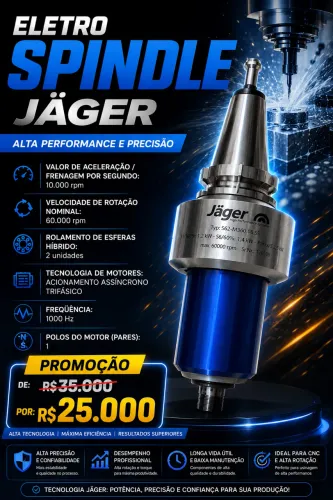 EletroSpindle 60.000RPM