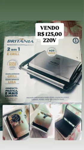 Sanduicheira e grill
