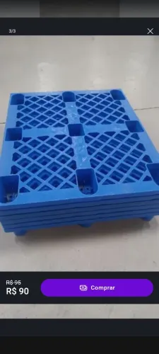 Pallets de plástico PBR 1,00x1,20