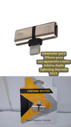 Adaptador lightning, USB otg fêmea micro, conector Adaptador v8 p/ lightning novos