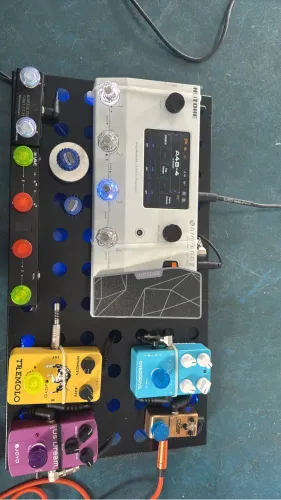 Troco Ampero mp350+ Ampero switch + Puresky drive por Hx Stomp