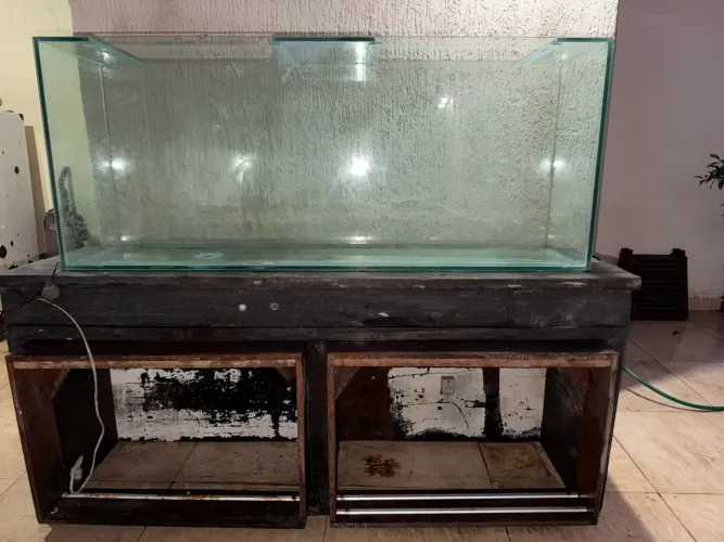 Aquário 500 litros - Água Salgada/Agua Doce