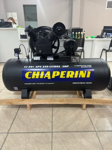 Compressor 250L Chiaperini 175 psi Motor 5CV 20 pcm - Chiaperini (Novo)