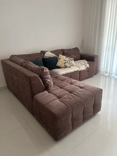 Sofá de Canto marrom