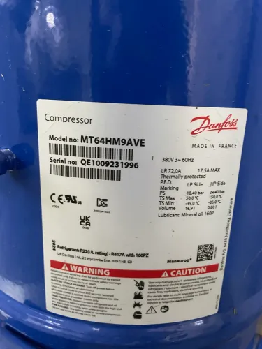 Compressor de câmera fria