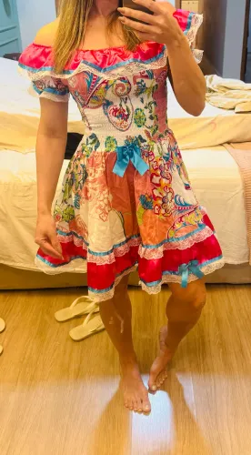 Vestido quadrilha/junino