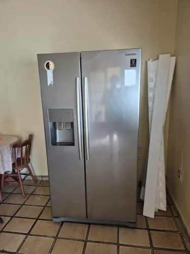 Geladeira Samsung 501L Inox side by side