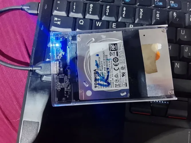 HD 500gb Toshiba slim para notebook etc tava em notebook