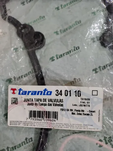 Junta tapa de válvula Ford Ka, fiesta, Ecosport, motor Zetec rocan