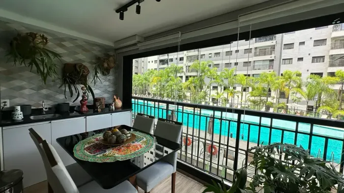 Apartamento Mobiliado Piscine Home Resort Vl Yara Quarto Lazer Completo 1 vaga