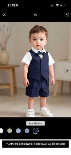 Conjunto bebê social