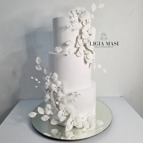 Bolo fake cenográfico Casamento