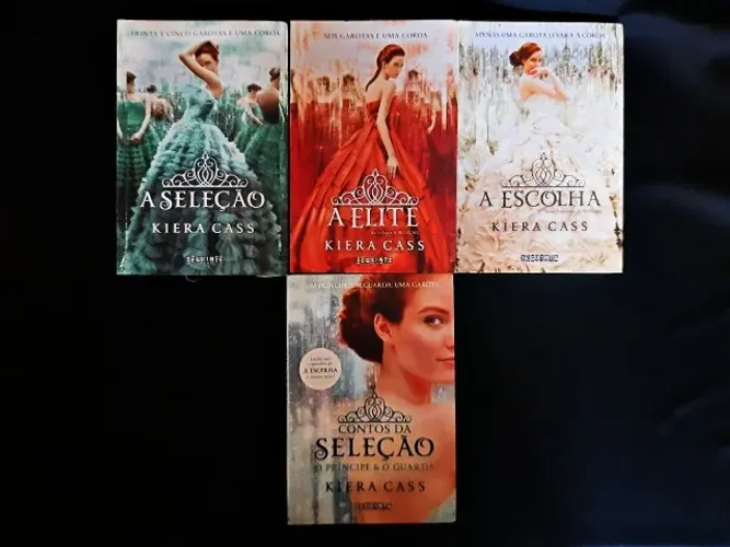 Kit - Livros a seleção/ A elite/ A escolha + Contos da Seleção - Kiera Cass