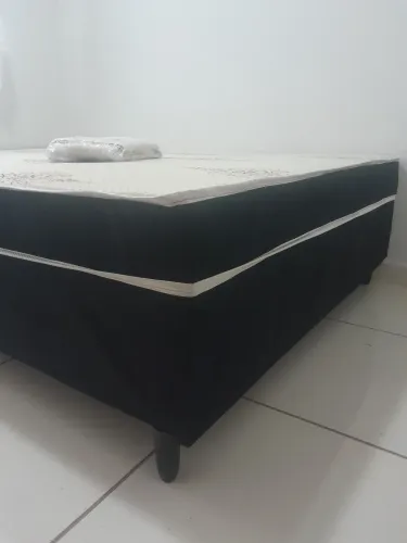 Cama box casal 16cm de espuma