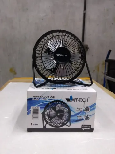 Mini Ventilador USB Portátil APP-TECH YL-002 com Ângulo Ajustável