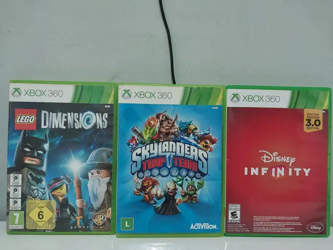 Coleção - Jogos Xbox360 (Skylanders, Lego, Disney)