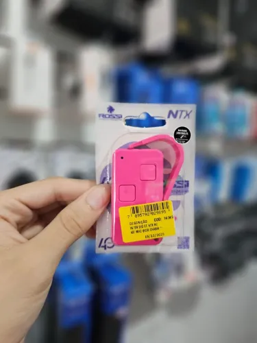 Controle para portão Rossi NTX R$50 rosa 