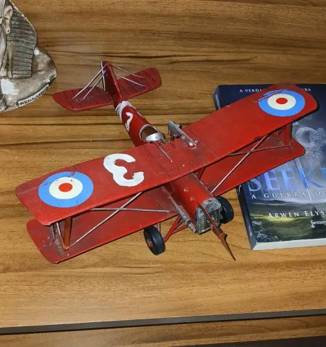 Miniatura avião Biplano M (30cm)