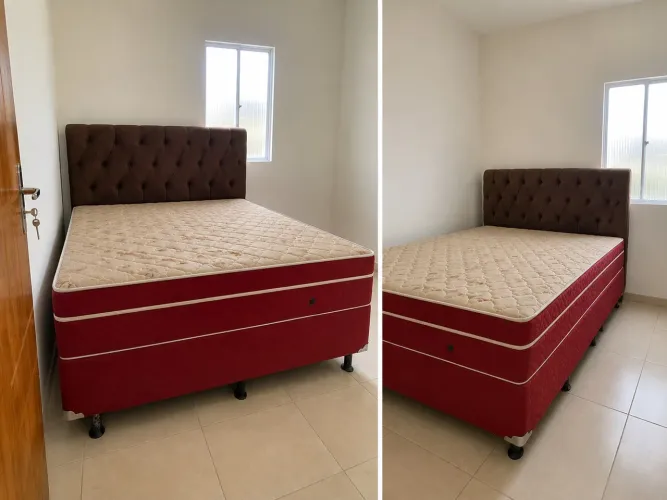 Cama box + cabeceira
