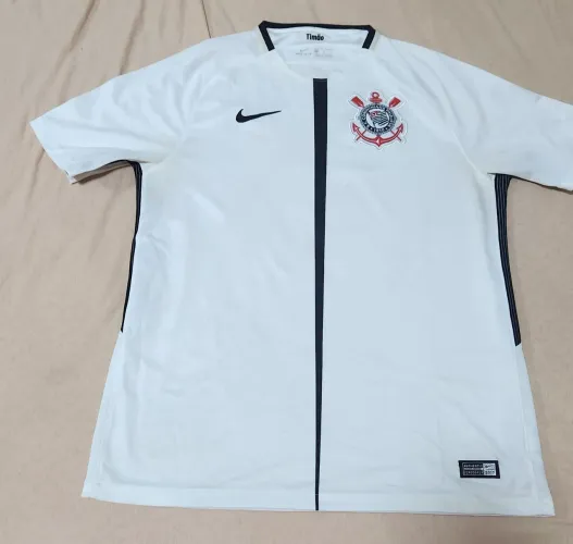 Camisa Corinthians Nike 2017 Branca G - Dri-FIT - Original de Época