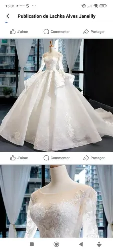 Vestido de Noiva Princesa Luxo - Usado Apenas Uma Vez - Impecável