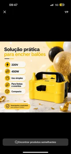 Inflador de balão