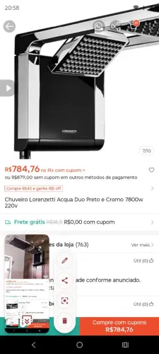 CHUVEIRO 2 EM 1