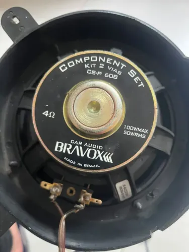 Par de auto falantes Bravox 6"