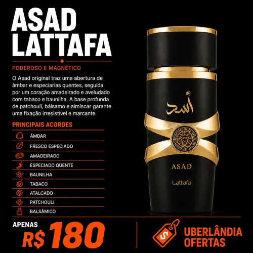 Perfume Árabe Asad Tradicional 