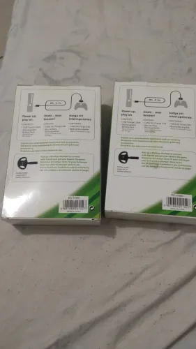 2 baterias com cabo pra controle xbox 360