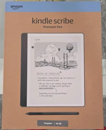 Amazon Kindle Scribe 2024 TUNGSTEN 64GB Notebook Premium Pen