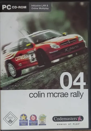 Jogo PC Cd-Rom - Colin Mcrae Rally - 04 - Original Fisíco - Falta CD 1
