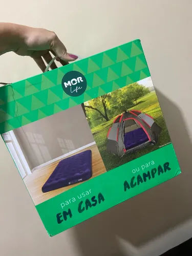 Barraca Camping p/2 pessoas, com colchão inflável