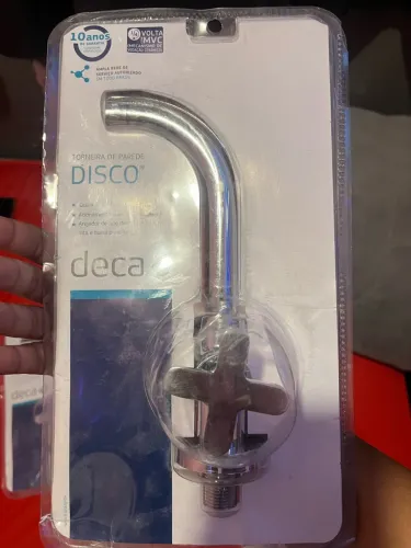 Torneira de parede disco
